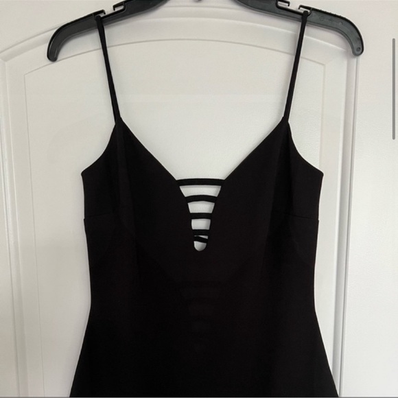Bec & Bridge Georgia Black ladder mini dress size 6 - Picture 9 of 11